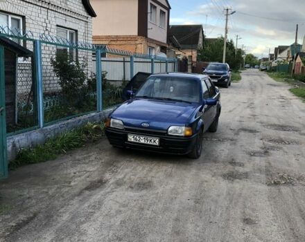 Синий Форд Эскорт, объемом двигателя 1.4 л и пробегом 117 тыс. км за 1100 $, фото 1 на Automoto.ua