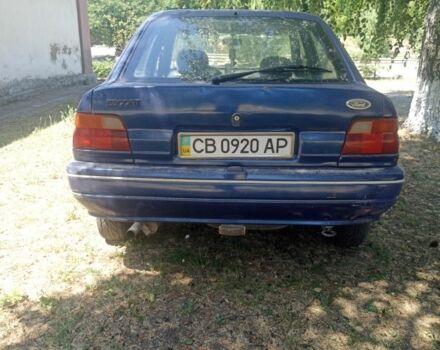 Синий Форд Эскорт, объемом двигателя 1 л и пробегом 200 тыс. км за 700 $, фото 6 на Automoto.ua