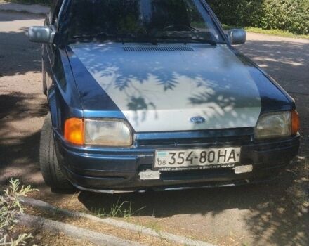 Синий Форд Эскорт, объемом двигателя 2 л и пробегом 1 тыс. км за 1551 $, фото 7 на Automoto.ua