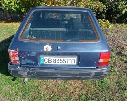 Синий Форд Эскорт, объемом двигателя 1.3 л и пробегом 200 тыс. км за 650 $, фото 3 на Automoto.ua