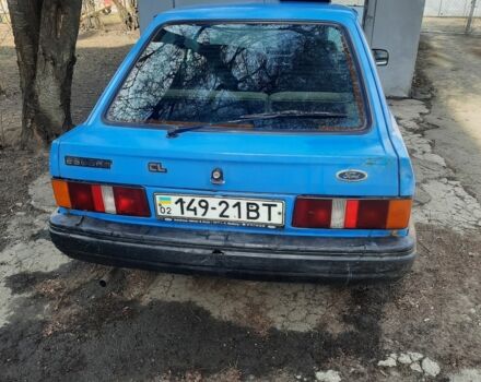 Синий Форд Эскорт, объемом двигателя 1.4 л и пробегом 45 тыс. км за 450 $, фото 4 на Automoto.ua