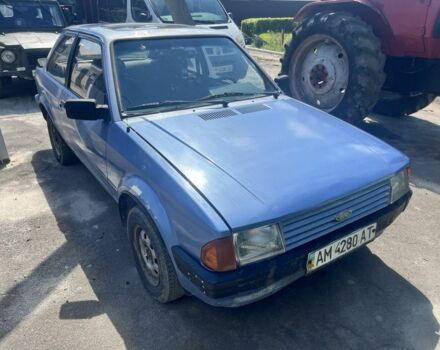 Синій Форд Ескорт, об'ємом двигуна 1.4 л та пробігом 150 тис. км за 650 $, фото 1 на Automoto.ua