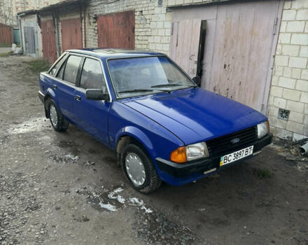 Синій Форд Ескорт, об'ємом двигуна 1.1 л та пробігом 69 тис. км за 850 $, фото 1 на Automoto.ua