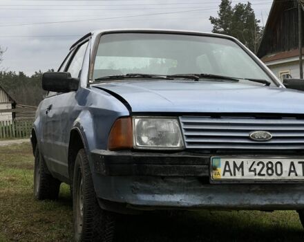 Синий Форд Эскорт, объемом двигателя 1.3 л и пробегом 153 тыс. км за 297 $, фото 1 на Automoto.ua
