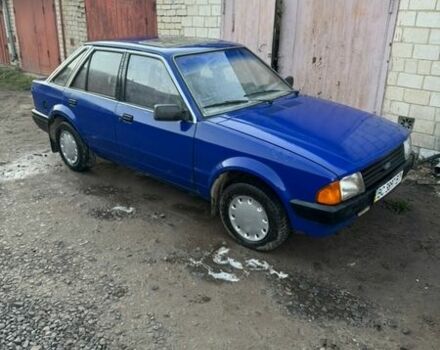 Синий Форд Эскорт, объемом двигателя 1.1 л и пробегом 69 тыс. км за 1100 $, фото 1 на Automoto.ua