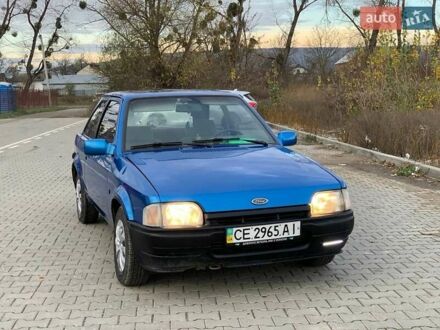 Форд Эскорт 1987 в Черновцах на Automoto.ua Синий Форд Эскорт, объемом двигателя 1.3 л и пробегом 400 тыс. км за 1500 $, фото 1 на Automoto.ua