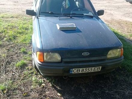 Синий Форд Эскорт, объемом двигателя 1.3 л и пробегом 200 тыс. км за 650 $, фото 1 на Automoto.ua
