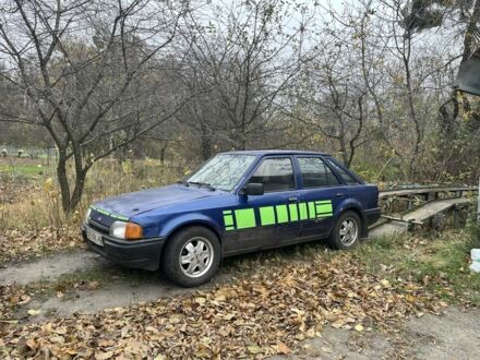 Форд Ескорт 1988 у Фастове на Automoto.ua Синій Форд Ескорт, об'ємом двигуна 1.3 л та пробігом 600 тис. км за 500 $, фото 1 на Automoto.ua