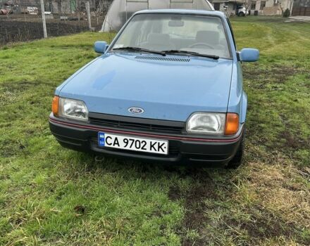 Синий Форд Эскорт, объемом двигателя 1.3 л и пробегом 20 тыс. км за 1200 $, фото 1 на Automoto.ua