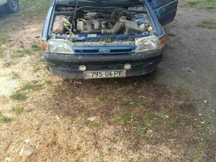 Синий Форд Эскорт, объемом двигателя 1 л и пробегом 1 тыс. км за 500 $, фото 1 на Automoto.ua