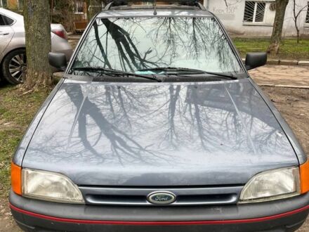 Синий Форд Эскорт, объемом двигателя 1.6 л и пробегом 65 тыс. км за 1300 $, фото 1 на Automoto.ua