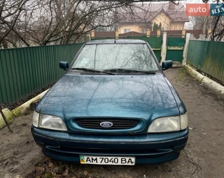 Синий Форд Эскорт, объемом двигателя 1.6 л и пробегом 93 тыс. км за 800 $, фото 1 на Automoto.ua