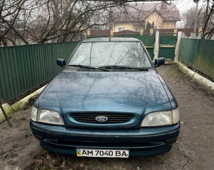 Синий Форд Эскорт, объемом двигателя 1.6 л и пробегом 93 тыс. км за 800 $, фото 1 на Automoto.ua