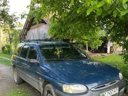 Форд Эскорт 1996 в Калуше на Automoto.ua Синий Форд Эскорт, объемом двигателя 1.8 л и пробегом 373 тыс. км за 1400 $, фото 1 на Automoto.ua