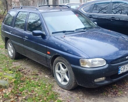 Синий Форд Эскорт, объемом двигателя 1.8 л и пробегом 360 тыс. км за 1600 $, фото 1 на Automoto.ua