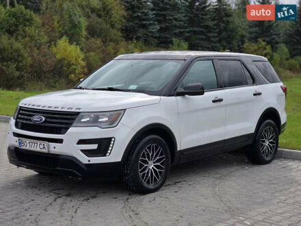 Форд Эксплорер 2016 в Тернополе на Automoto.ua Белый Форд Эксплорер, объемом двигателя 3.5 л и пробегом 195 тыс. км за 15699 $, фото 1 на Automoto.ua