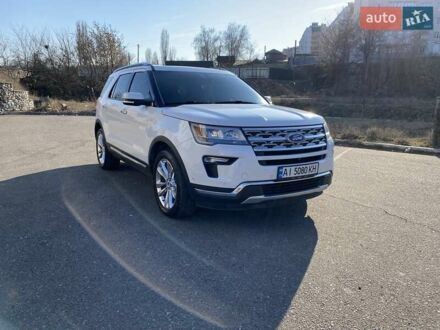 Форд Эксплорер 2018 в Белой Церкве на Automoto.ua Белый Форд Эксплорер, объемом двигателя 3.5 л и пробегом 48 тыс. км за 24900 $, фото 1 на Automoto.ua