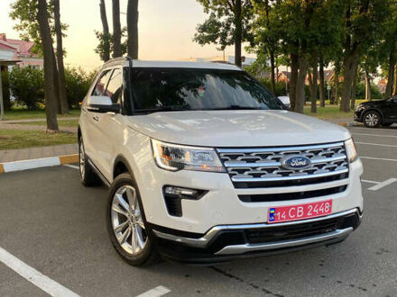 Форд Эксплорер 2018 в Киеве на Automoto.ua Белый Форд Эксплорер, объемом двигателя 3.5 л и пробегом 159 тыс. км за 19999 $, фото 1 на Automoto.ua