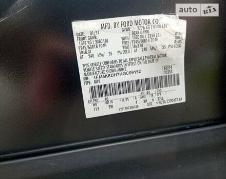 Черный Форд Эксплорер, объемом двигателя 2.3 л и пробегом 125 тыс. км за 17900 $, фото 6 на Automoto.ua