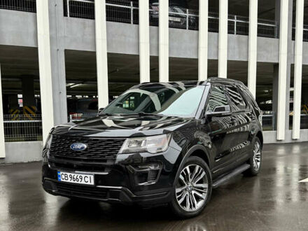 Черный Форд Эксплорер, объемом двигателя 3.5 л и пробегом 233 тыс. км за 23500 $, фото 1 на Automoto.ua