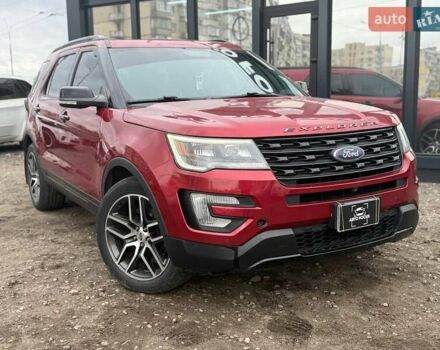 Красный Форд Эксплорер, объемом двигателя 3.5 л и пробегом 143 тыс. км за 17990 $, фото 6 на Automoto.ua