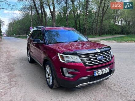 Форд Експлорер 2016 у Хмельницькому на Automoto.ua Червоний Форд Експлорер, об'ємом двигуна 3.5 л та пробігом 210 тис. км за 18500 $, фото 1 на Automoto.ua