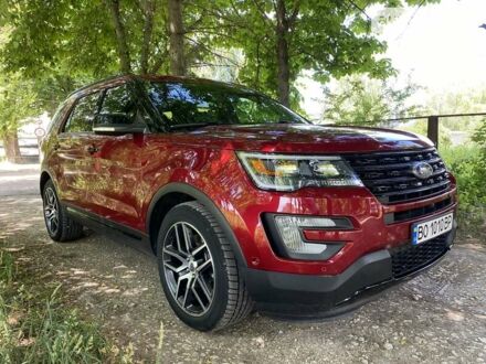 Форд Експлорер 2017 у Тернополі на Automoto.ua Червоний Форд Експлорер, об'ємом двигуна 3.5 л та пробігом 79 тис. км за 24000 $, фото 1 на Automoto.ua