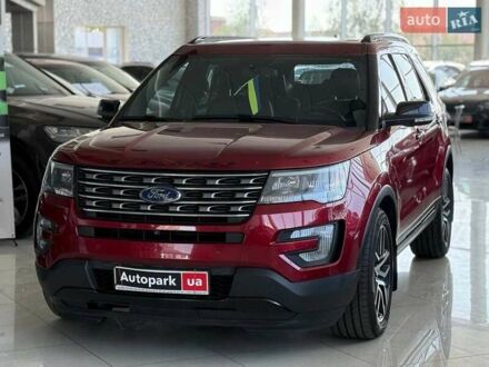 Форд Эксплорер 2017 в Одессе на Automoto.ua Красный Форд Эксплорер, объемом двигателя 3.5 л и пробегом 164 тыс. км за 19290 $, фото 1 на Automoto.ua