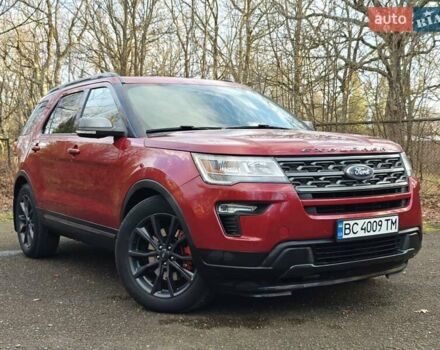 Красный Форд Эксплорер, объемом двигателя 3.5 л и пробегом 168 тыс. км за 20900 $, фото 1 на Automoto.ua