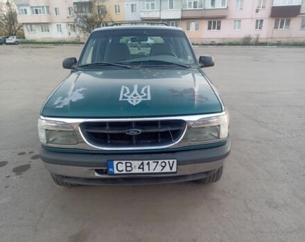 Зеленый Форд Эксплорер, объемом двигателя 4 л и пробегом 224 тыс. км за 3500 $, фото 1 на Automoto.ua