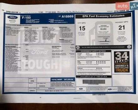 Черный Форд Ф-150, объемом двигателя 3.49 л и пробегом 90 тыс. км за 19500 $, фото 31 на Automoto.ua