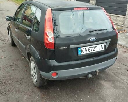 Черный Форд Фиеста, объемом двигателя 1.4 л и пробегом 238 тыс. км за 2100 $, фото 3 на Automoto.ua