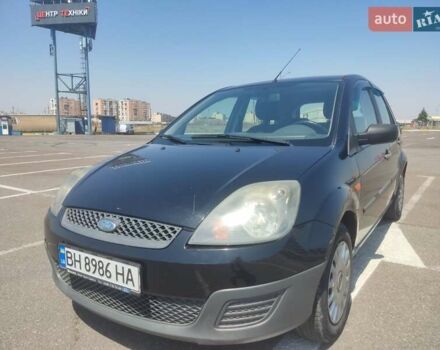 Черный Форд Фиеста, объемом двигателя 1.4 л и пробегом 187 тыс. км за 4200 $, фото 6 на Automoto.ua