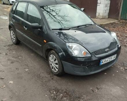 Черный Форд Фиеста, объемом двигателя 1.4 л и пробегом 238 тыс. км за 2100 $, фото 1 на Automoto.ua