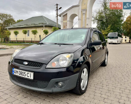 Чорний Форд Фієста, об'ємом двигуна 1.4 л та пробігом 215 тис. км за 3950 $, фото 7 на Automoto.ua