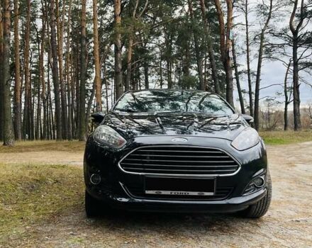 Черный Форд Фиеста, объемом двигателя 1.6 л и пробегом 122 тыс. км за 9500 $, фото 2 на Automoto.ua
