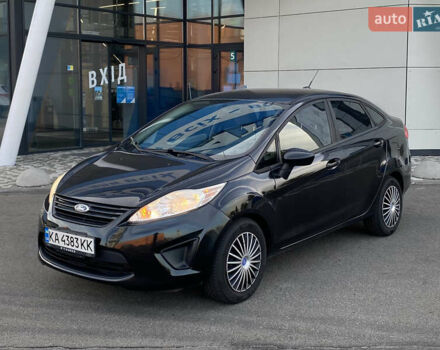 Черный Форд Фиеста, объемом двигателя 1.6 л и пробегом 200 тыс. км за 6950 $, фото 1 на Automoto.ua