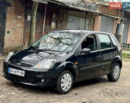 Черный Форд Фиеста, объемом двигателя 1.4 л и пробегом 260 тыс. км за 3650 $, фото 1 на Automoto.ua