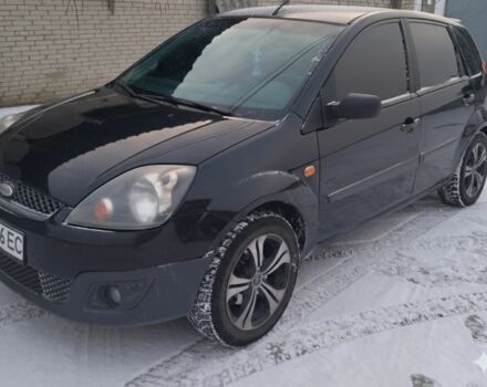 Черный Форд Фиеста, объемом двигателя 1.4 л и пробегом 249 тыс. км за 3400 $, фото 1 на Automoto.ua