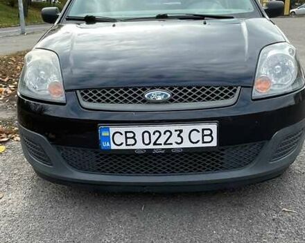 Черный Форд Фиеста, объемом двигателя 1.4 л и пробегом 144 тыс. км за 4200 $, фото 1 на Automoto.ua