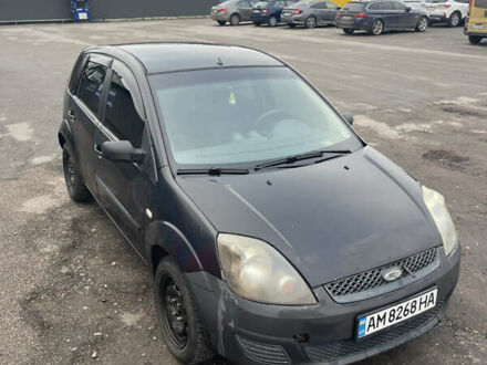 Черный Форд Фиеста, объемом двигателя 1.39 л и пробегом 337 тыс. км за 2600 $, фото 1 на Automoto.ua