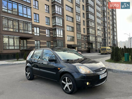 Черный Форд Фиеста, объемом двигателя 1.4 л и пробегом 210 тыс. км за 4200 $, фото 1 на Automoto.ua