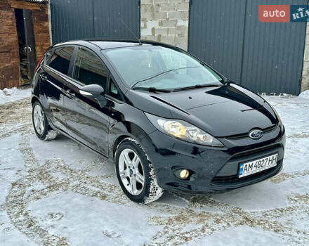 Черный Форд Фиеста, объемом двигателя 1.4 л и пробегом 150 тыс. км за 6199 $, фото 1 на Automoto.ua