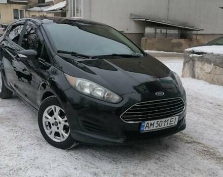 Черный Форд Фиеста, объемом двигателя 1.6 л и пробегом 244 тыс. км за 7850 $, фото 1 на Automoto.ua