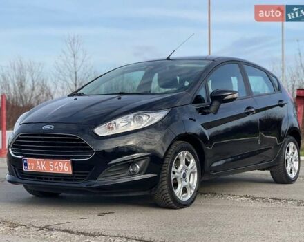 Черный Форд Фиеста, объемом двигателя 1 л и пробегом 123 тыс. км за 9990 $, фото 1 на Automoto.ua