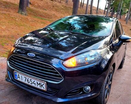 Черный Форд Фиеста, объемом двигателя 1.6 л и пробегом 197 тыс. км за 7500 $, фото 1 на Automoto.ua