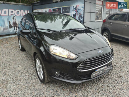 Черный Форд Фиеста, объемом двигателя 1.6 л и пробегом 84 тыс. км за 9500 $, фото 1 на Automoto.ua