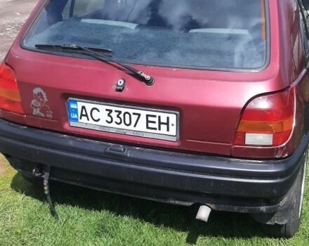 Красный Форд Фиеста, объемом двигателя 1.4 л и пробегом 200 тыс. км за 1100 $, фото 12 на Automoto.ua