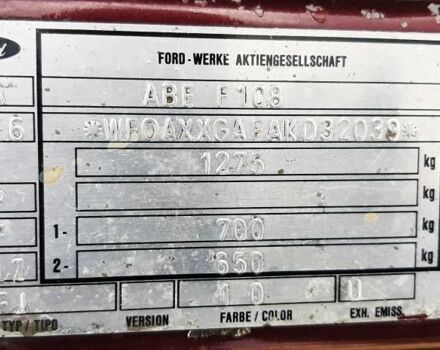 Красный Форд Фиеста, объемом двигателя 1.4 л и пробегом 200 тыс. км за 1100 $, фото 17 на Automoto.ua