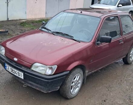 Красный Форд Фиеста, объемом двигателя 1.1 л и пробегом 100 тыс. км за 1070 $, фото 1 на Automoto.ua